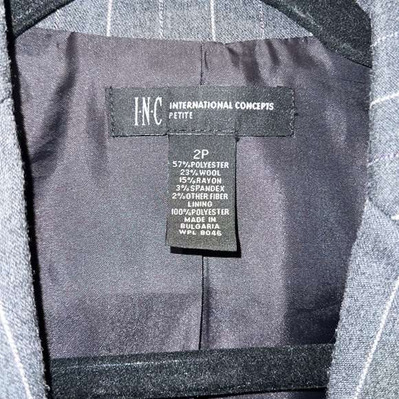 INC Striped Blazer - Picture 3 of 6